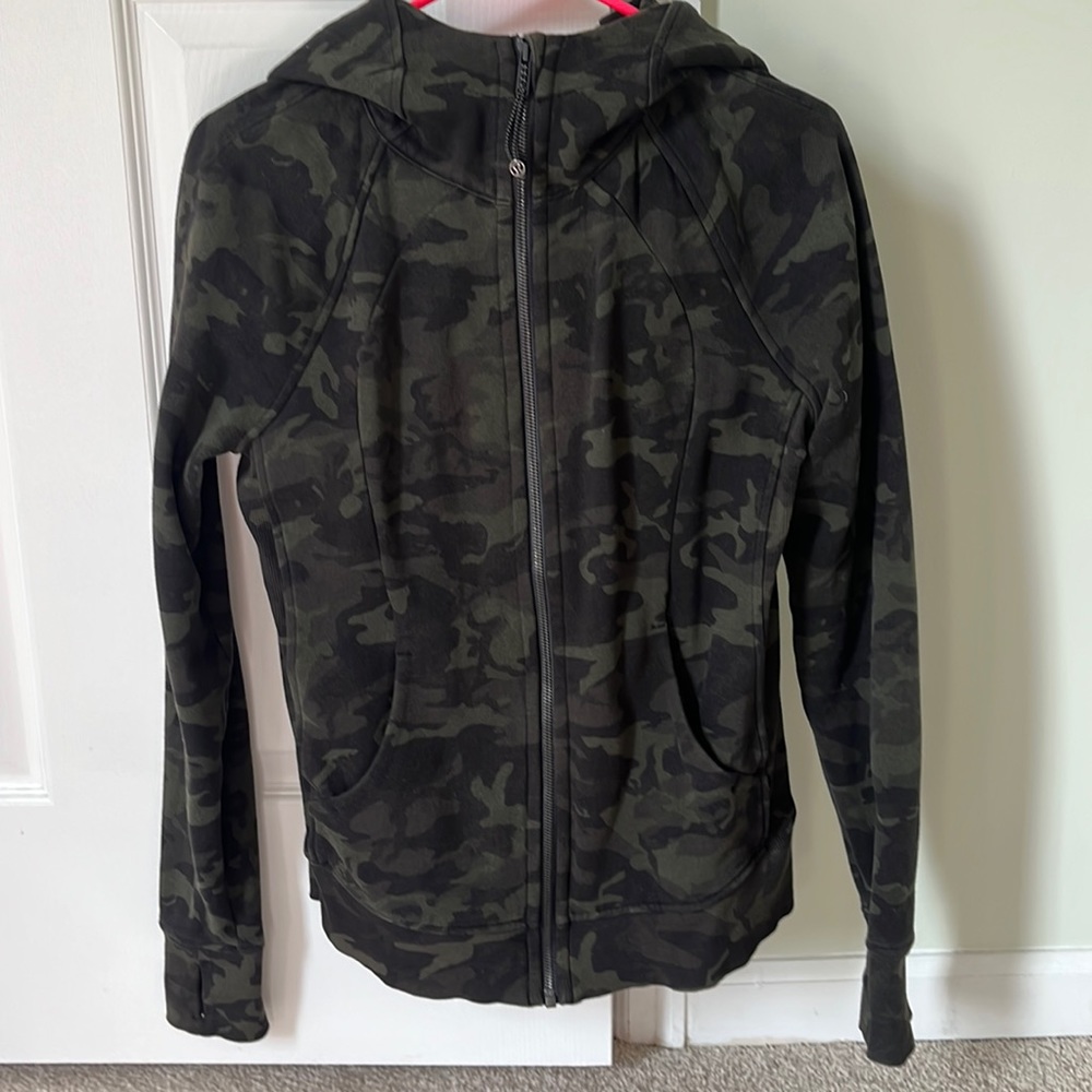 Lululemon Camo Scuba Hoodie